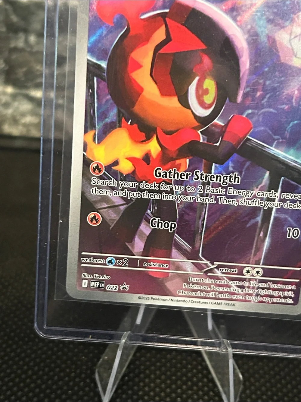 Pokemon Charcadet #022 Black Star ⭐️ Promo from Phantasmal Flames M/NM